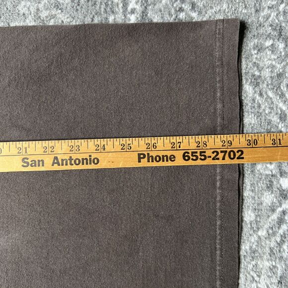 Vtg Lucky Brand T-Shirt Mens Large Motorcycle Graphic Tee Brown USA Cotton - Picture 6 of 7